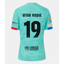 Barcelona Vitor Roque #19 Tredje Tröja 2023-24 Korta ärmar